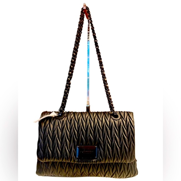 ALDO Eloyse Hand Bag/Shoulder Bag w/Gun Metal Crossbody Chain, NWT - Picture 1 of 15